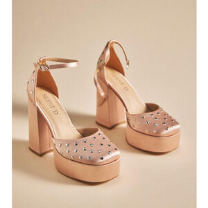 New Anthropologie Silent D Studded Mary Jane Heels - EU 40
